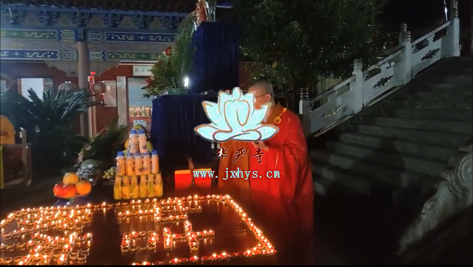 百瑞彩票5988第26期放生、拜月、供灯祈福法会圆满